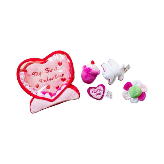 Genius Babies Valentine's Day Playset and Keepsake Gift with 4 Mini Sensory Toys
