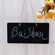 Hadanceo Reusable Wall Mount Hanging Mini Chalkboard for Home