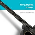 thumbnail image 4 of Enya X4 PRO Leather Strap Acoustic Electric Guitars with Hard Case, Carbon Fiber Black, 4 of 6