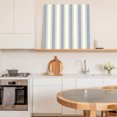 thumbnail image 6 of Blue Stripe Wall Art Painting on Canvas, Modern Farmhouse Geometric Retro Striped Canvas Art Home Prints Wall Art Framed Modern Artwork for Living Room Bedroom Wall Decor 20x20in, 6 of 9