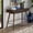 Dark Walnut, variant on iNSPIRE Q Alcott Mid-Century Modern 2-Drawer Console Table, Dark Walnut