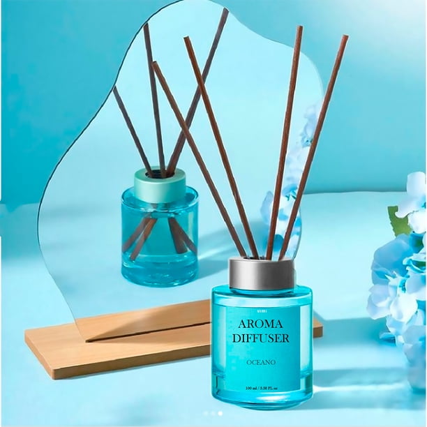 Difusor De Varillas Aromáticas De 100ml Ambientador De Aromas Dulces Y Relajantes Oceano