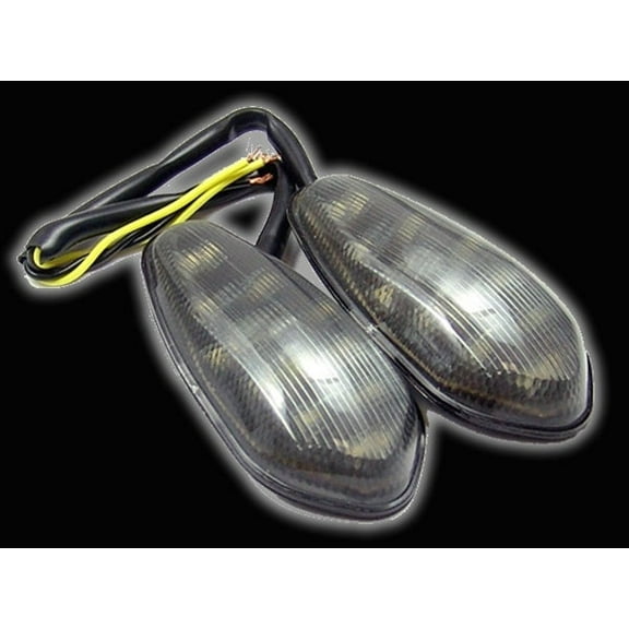 Yamaha R1 (98-14), R6 (03-07), R6S (06-09) Mirror Block Off Turn Signal - Smoke