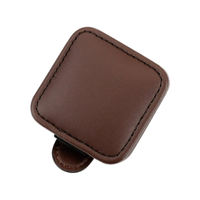 Soporte para gafas de sol para visera de coche, soporte para gafas para SUV, camiones y automóviles. Marrón