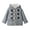 Grey, variant on Boys Winter Hooded Jacket Outerwear Duffle Coat with Front Zipper Closure for Cold Weather 18-24 Months Brown