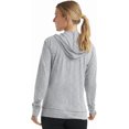 thumbnail image 2 of FUNING Women’s Slub Knit Full-Zip Hoodie, Textured Cotton Zip-Up T-Shirt Hoodie for Women, 2 of 6