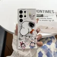 thumbnail image 5 of Bonita funda magnética con carga inalámbrica Magsafe para Samsung Galaxy S 24 23 22 Puls Ultra Hard Cover con Snoopy Charlie Brown, 5 of 5