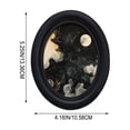 thumbnail image 2 of Fareti Solid Wood Oval Picture Frame, Vintage Black Wall Art Decor for Living Room Bedroom, for Tabletop or Hanging Display, 2 of 4