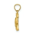 thumbnail image 2 of Finest Gold 14K Yellow Gold Diamond-Cut Camel Pendant, 2 of 4