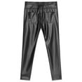thumbnail image 5 of Zaldita Men's Faux Leather Skinny Pants Stage Club Leg Trousers Stretch Tight Gothic Leggings Black 36, 5 of 7