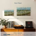 thumbnail image 4 of Elephant Stock Peach Trees In Blossom Wall Art - Horizontal Multi Panel Canvas - Living Room Wall Decor - Nature Multi Panel - Blue And Beige Decor By Vincent Van Gogh - 33" x 20", 4 of 8