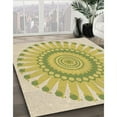 thumbnail image 2 of Ahgly Company Indoor Rectangle Patterned Cookie Brown Area Rugs, 2' x 5', 2 of 6