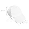thumbnail image 3 of Kids Blank Baseball Caps Cotton White for DIY Painting 8Pcs Set, 3 of 4