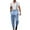 Blue, variant on Mens Bib Overalls Casual Linen Pants Workwear Fashion Casual Jumpsuit Adjujstable Strap Romper Coverall Loose Long Bib Overalls Army Green M