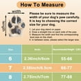 thumbnail image 2 of Unique Bargains 4pcs Dog Shoes Waterproof Anti-Slip Dog Shoes Dog Boots Paw Protectors Black Size 7 Width 2.55", 2 of 7