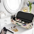 thumbnail image 6 of Hair Tool Travel Bag with Heat Resistant Mat for Flat Iron Straighteners Curling Iron Makeup Toiletries & Haircare Accessories Vibrant Polka Dot Butterfly, 6 of 8