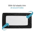 thumbnail image 5 of Kelnaro 2 Pack 24x38 Inch Black Waterproof Crib Mattress Protector – Quilted, Soft, Deep Pocket Toddler Mattress Cover, 5 of 5