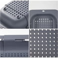 thumbnail image 3 of AirSMall Over the Sink Expandable Colander Strainer, Collapsible Kitchen Strainer for Fruit, Vegetable, Pasta, 3 of 8