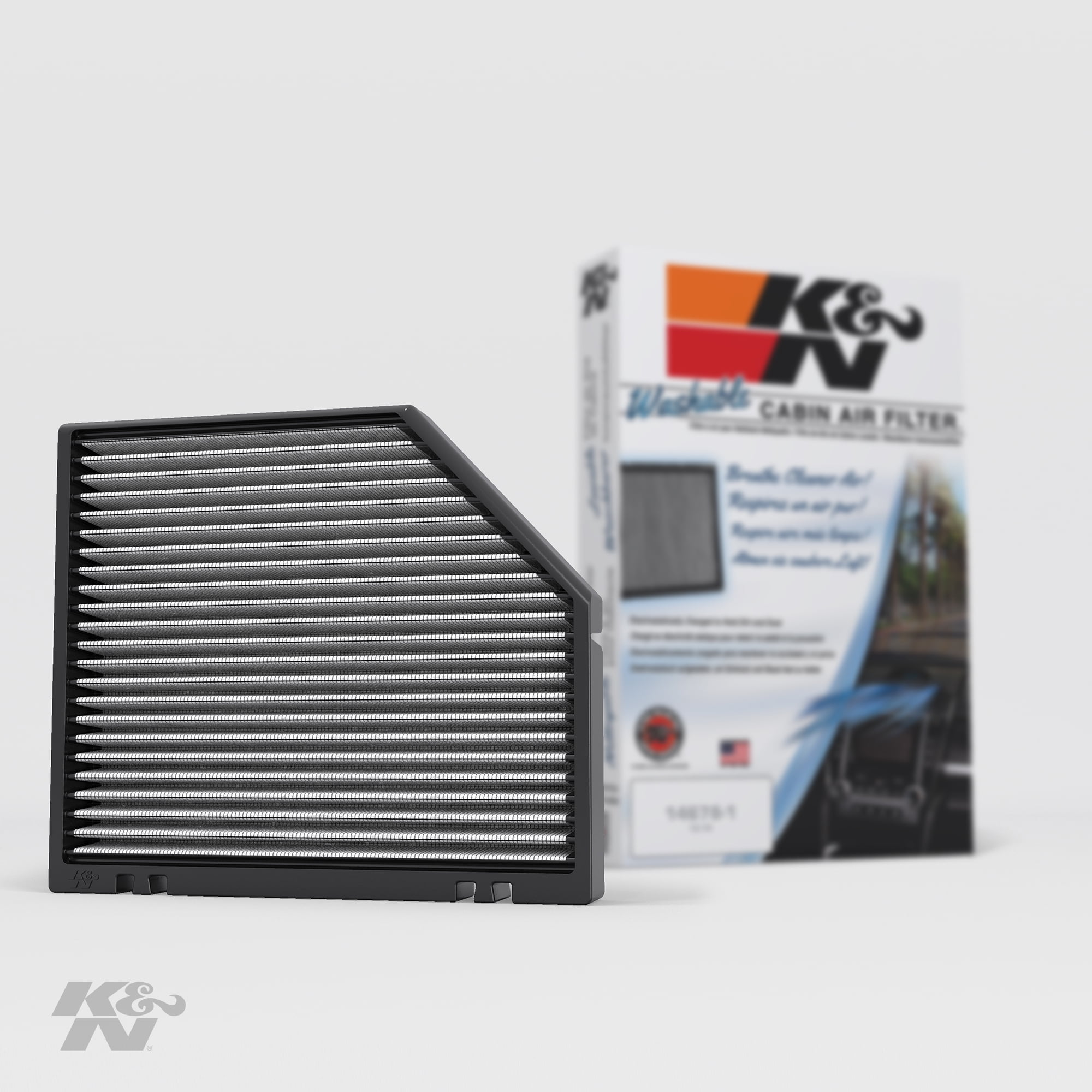 K&N Cabin Air Filter Washable and Reusable Designed For Select 2008
