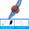 thumbnail image 4 of Unique Bargains Phone Lanyard with Lanyard Patch for All Smartphone Dark Blue 1 Pack, 4 of 5