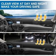 Car Dashboard Cover Dash Mat Non-Slip Protector Black For Ford Escape 2020-2026
