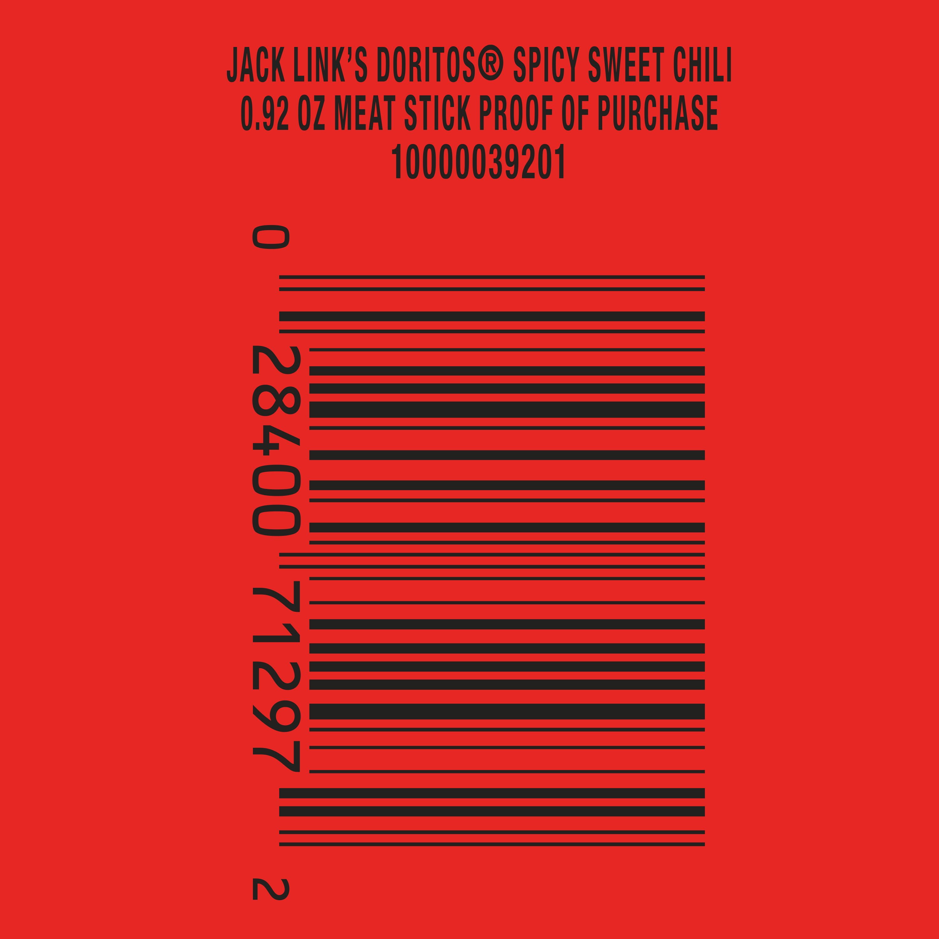 Jack Link's Doritos Spicy Sweet Chili Meat Snack Stick