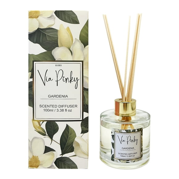Difusor De Varillas Aromáticas De 100ml Ambientador De Aromas Dulces Y Relajantes Gardenia