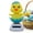 F, variant on Solar Powered Dancing home decor , Cute easter Bunny Eggs Solar Dashboard decoration For Car 4inch