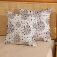 thumbnail image 2 of 4th of July Pillow Covers 18x18 Set of 2, Firework Red Blue Stars Decor Patriotic Throw Pillows Independence Memorial Day Pillowcase Outdoor Decorations Farmhouse Cushion Case for Couch Home, 2 of 6