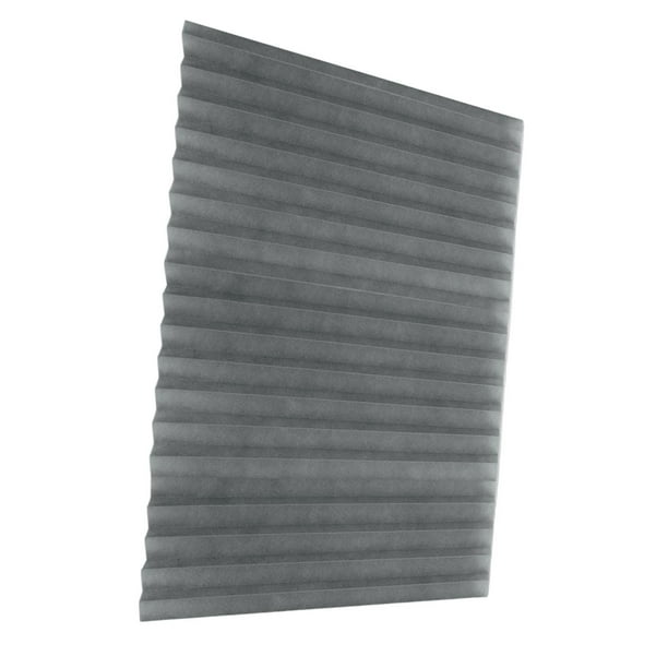 Persianas temporales para ventanas, sin taladro, inalámbricas, multifuncionales, de tela no tejida Gris XL