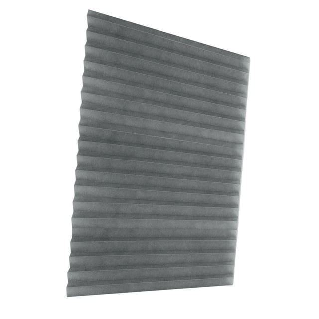 Cortinas temporales para ventanas, sin taladro, inalámbricas, con elevación, transpirables, de tela no tejida, despegables y adhesivas, para sala de Gris XL