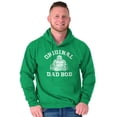 thumbnail image 3 of Funny Father Original Dad Bod Buddha Men's Big & Tall Graphic Hoodie Brisco Brands 4X, 3 of 4