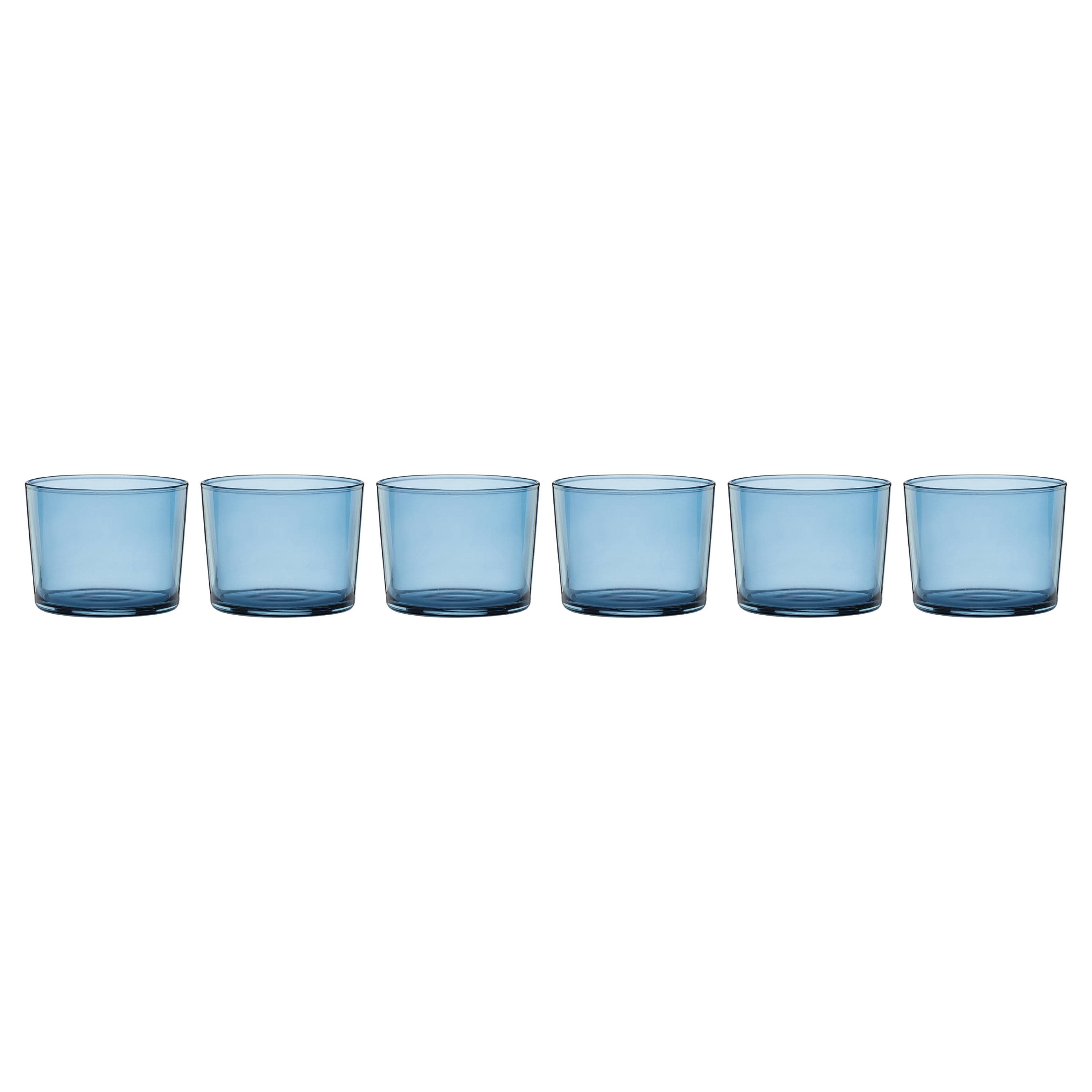 Oneida Stackables Entertain 365 Drinkware Set, Blue, 12 Pieces
