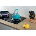 thumbnail image 5 of Mainstays Compatible Stovetop Kettle, Stainless Steel Turquoise, 8.30 x 7.20 x 8.70 inches, 5 of 14