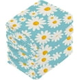 thumbnail image 3 of Coolnut Blue Little Daisies Washcloths Towels, Highly Absorbent and Soft Cotton Face Cloths, 4 Pack Quick Dry Wash Cloths - 12 X 12 Inches Washcloth Gift, 3 of 7