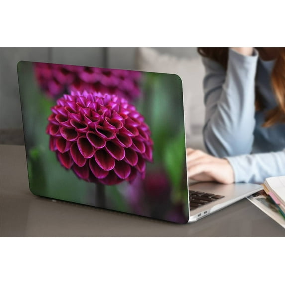 KSK KAISHEK Hard Shell Case Cover Only for MacBook Pro 16 inchs( Touch ID, 2020 2019) Model A2141, Type C Flower 0836