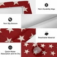 thumbnail image 5 of 4th of July Outdoor Rug 3x5 Ft, Non Slip Washable Area Rug, Vintage Independence Day Red Star Patio Rugs Carpet Runner, Large Floor Mat for Indoor/Outdoor Deck Porch Camping, 5 of 8