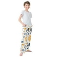 thumbnail image 3 of FORMRS Boys Pajama Pants with Pockets Size 6-8Y Kids Lounge Sleep Bottoms, Playful Forest, 3 of 8