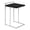 Black-Chrome, variant on Accent Table C-shaped End Side Snack Living Room Bedroom Metal Black