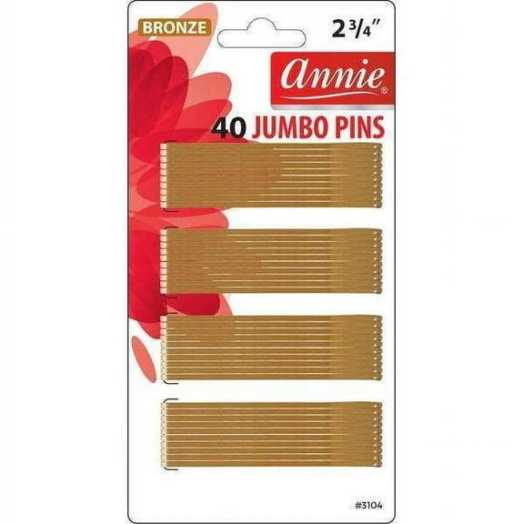 Annie 2 3/4” Jumbo Pins Bronze 40 pcs