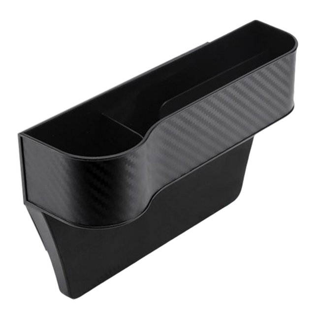 mmirethe Gap Filler Organizer High Performance with Cup Holder Black Left 1Set