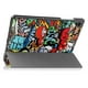 thumbnail image 1 of Funda para tableta con soporte triple y función de encendido/apagado automático para Galaxy Tab A9+ (Graffiti), 1 of 9