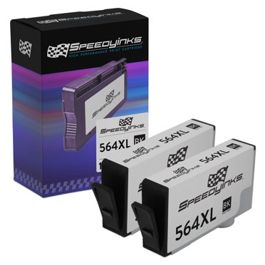 SPEEDYINKS Compatible Ink Cartridge Replacement for HP 564XL CN684WN High Yield (Black, 2-Pack)