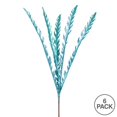 thumbnail image 2 of Vickerman L162012 Turquoise Soap Plant Glitter Leaf Spray - 22 in. - 6 per Bag, 2 of 3