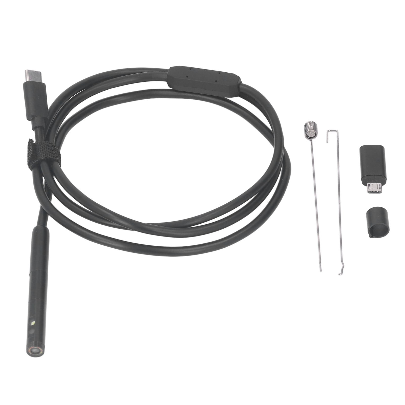 Endoscope 1920P Étanche IP67 - Caméra D'Inspection 5M Semi-Rigide + LED Réglables Pour Android/iOS - Idéal Plomberie, Moteur, Mur