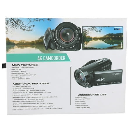 Vivitar - 4K Waterproof DV Camera