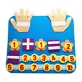 thumbnail image 1 of HILABEE Finger Number Math Toys Montessori Toys Mathematics Learning Early Education Toy Addition Blue, 1 of 9