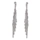 thumbnail image 5 of Pendientes colgantes elegantes y modernos para banquetes de compromiso y fiestas. 9cmx1.2cm, 5 of 9