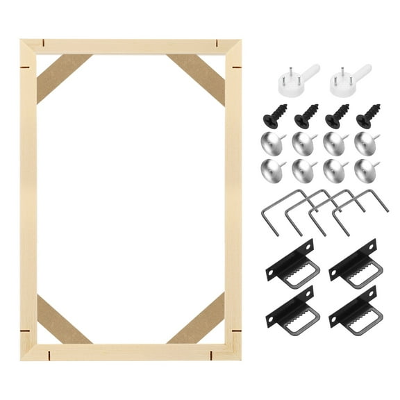 8 x 12 Inches Canvas Stretcher Bars, Wood Canvas Frame Kit Stretcher Frames