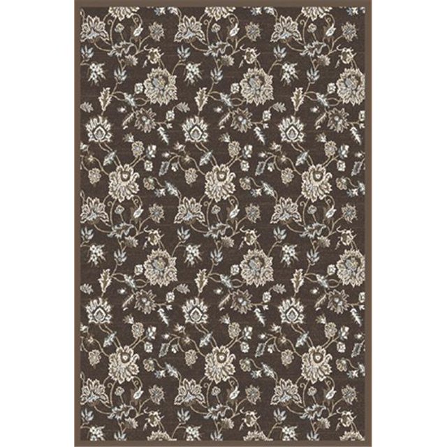 Radici 3475-0040-BROWN Pisa Rectangular Brown Traditional Turkey Area Rug- 3 ft. 3 in. W x 4 ft. 11 in. H